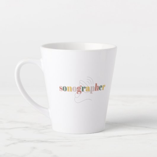 Sonographer Café Mug /Sonographie Café / Cadeau (Gauche)