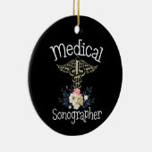 Sonographer Cute Sonography Gift Keramisch Ornament (Rechts)