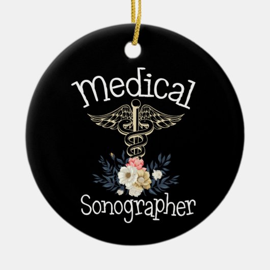 Sonographer Cute Sonography Gift Keramisch Ornament (Voorkant)
