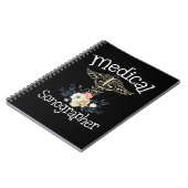 Sonographer Cute Sonography Gift Notitieboek (Linkerzijde)