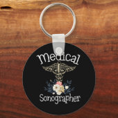 Sonographer Cute Sonography Gift Sleutelhanger (Voorkant)
