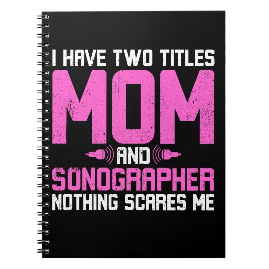Sonographer Sonography mama Notitieboek (Voorkant)