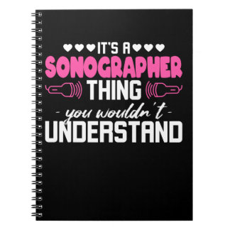 Sonographer Sonography Thing Notitieboek