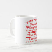 Sonographer Touch Life-cadeautje Koffiemok (Voorkant links)