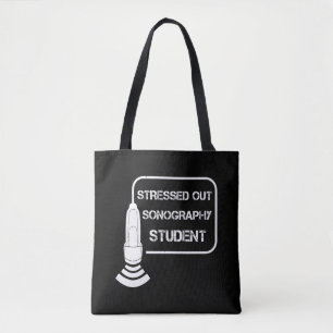 Sonographer Ultrasound technicus Gift Idee Draagtas
