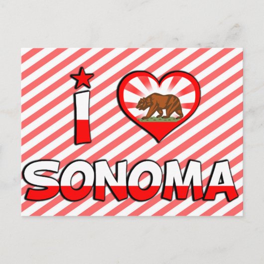 Sonoma, CA Briefkaart (Voorkant)