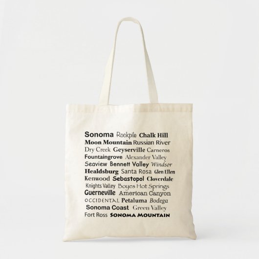 Sonoma Canvas Wine Tas (Voorkant)