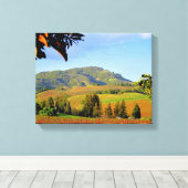 Sonoma County CA Wijngaarden, Canvas Afdruk (Insitu (Houten vloer))