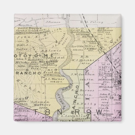 Sonoma County, California 2 Magneet (Voorkant)