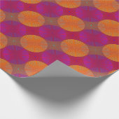 Sonoma Oranje en Paars Cadeaupapier (Hoek)