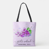 Sonoma Vineyard Winery Girls’ Weekend Sac fourre-t (Dos)