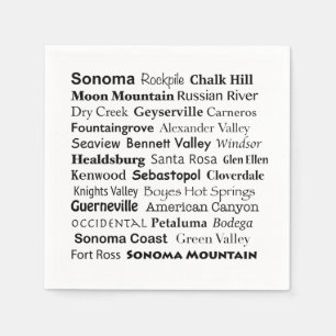 Sonoma Wijn Country servetten
