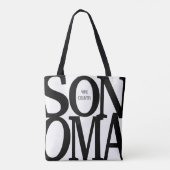 Sonoma Wine Country Tote Draagtas (Achterkant)