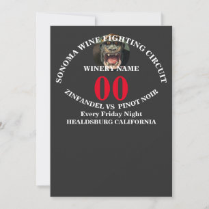 SONOMA WINE FIGHTING CIRCUIT ZINFANDEL ZIN 205 1 w Kaart