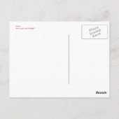 Sonora Briefkaart (Achterkant)