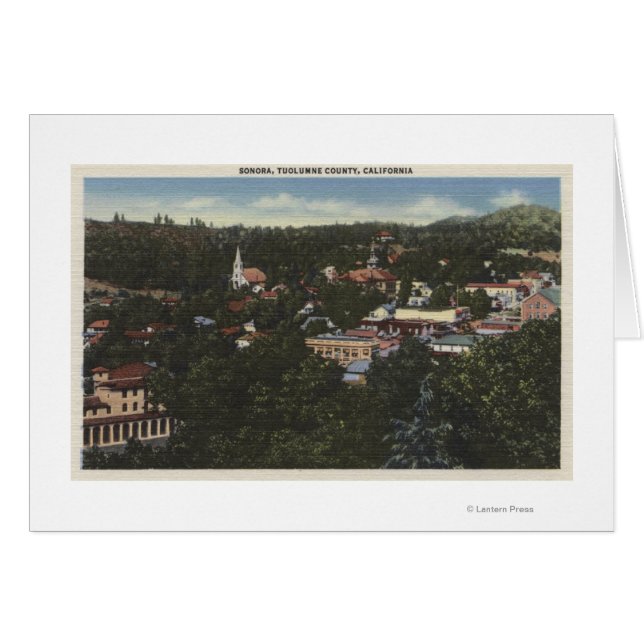 Sonora, CaliforniaAerial ViewSonora, CA (Voorkant Horizontaal)