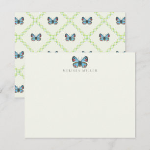 Sonoran Blue Butterfly-platte briefkaart