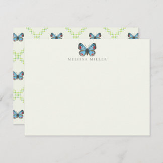 Sonoran Blue Butterfly-platte briefkaart