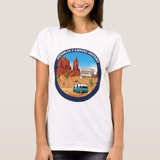 Sonoran Camping Sisters Front T-shirt (Voorkant)