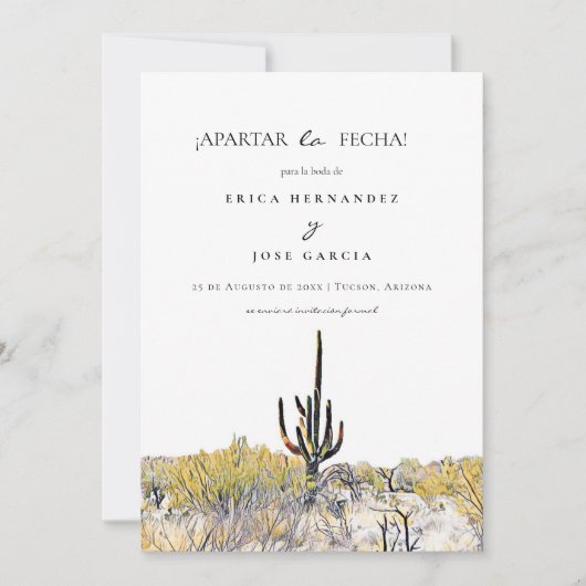 Sonoran Desert flat© Apartar la fecha! Kaart (Voorkant)