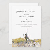 Sonoran Desert plat ¡Apartar la fecha ! Carte (Devant / Derrière)