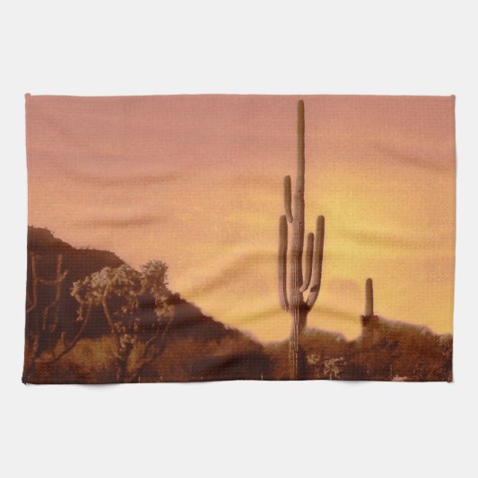 Sonoran sunset theedoek (Horizontaal)