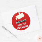 SONRÍA USTED ESTÁ EN CÁMARA STICKERS (Envelop)