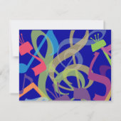 SONS DE LA TORAH Bat Bar Mitzvah Carte de réponse (Dos)