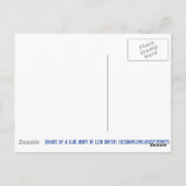 Sons D'Un Coeur Bleu Carte Postale D'Art Original (Dos)