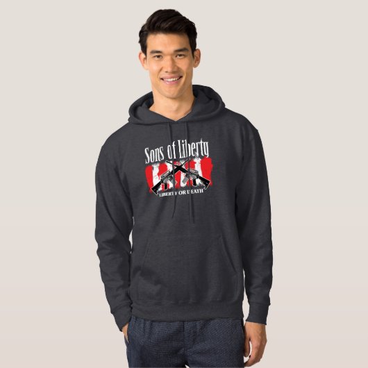 Sons of Liberty LIBERTY OF DOOD one-side hoodie (Voorkant volledig)