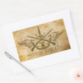 Sons of Liberty Rechthoekige Sticker (Envelop)