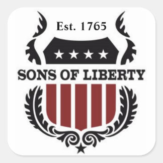 Sons of Liberty Sticker - Datablad of 6