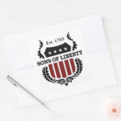 Sons of Liberty Sticker - Datablad of 6 (Envelop)