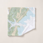 Sons Ossabaw et St Catherines Graphique 11511 (Gant de toilette)