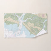 Sons Ossabaw et St Catherines Graphique 11511 (Serviette à main)