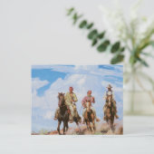 Sons van de woestijn briefkaart (Staand voorkant)