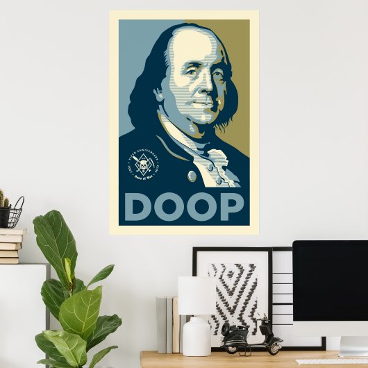 Sons van het Poster Ben - Ben Franklin Doop (Thuiskantoor)
