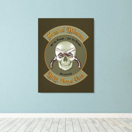 Sons van Miesau Canvas Afdruk (Insitu (Houten vloer))