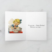 Sont Anniversaires Magique Carte de voeux (Intérieur)