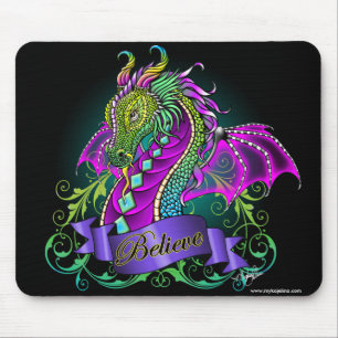 Sonya Believe Rainbow Dragon Mousepad Muismat