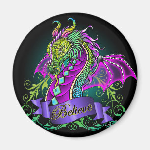 Sonya Croire Rainbow Dragon Magnet