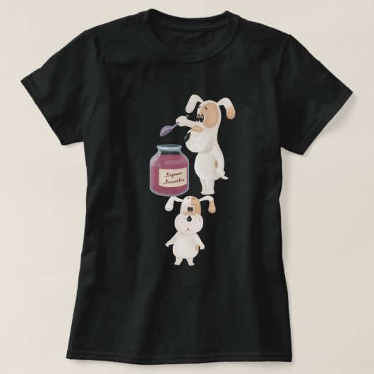 Sonya de hond t-shirt (Design voorkant)