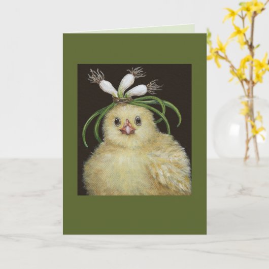 Sonya la carte peep (Fleur jaune)