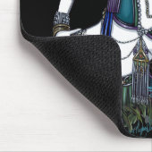 "Sonya" Tribal Fusion Belly Dancer Flower Mousepad Muismat (Hoek)