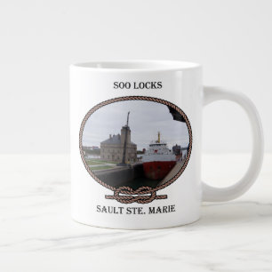 Soo Locks corde jumbo mug