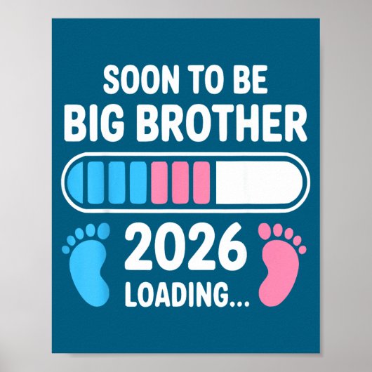 Soon To Be Big Brother 2026 New First Time Brother Poster (Voorkant)