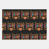 Soon to Be Daddy 2026 Loading Pregnancy Announce Inpakpapier Vel (Voorkant)