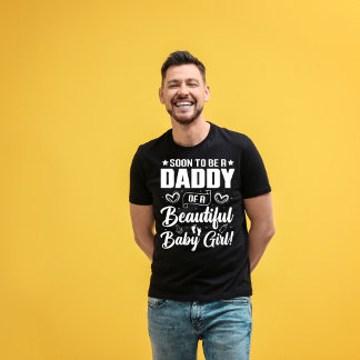  Soon-to-Be Daddy van een mooie Baby Girl T-shirt