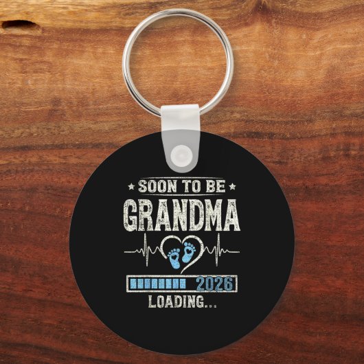 Soon To Be Grandma 2026 Expecting Baby Promoted Gr Sleutelhanger (Voorkant)