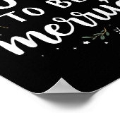 Soon To Be Merry'd Funny Engaged Couples Matching  Poster (Hoek)